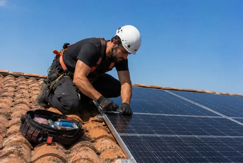 Maintenance et monitoring de panneaux solaires à Coësmes