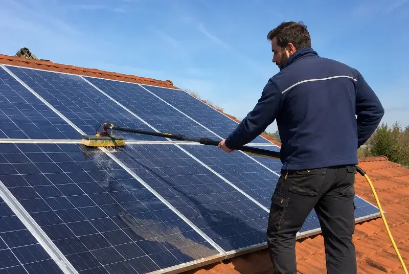 Nettoyage et entretien de panneaux solaires à Coësmes